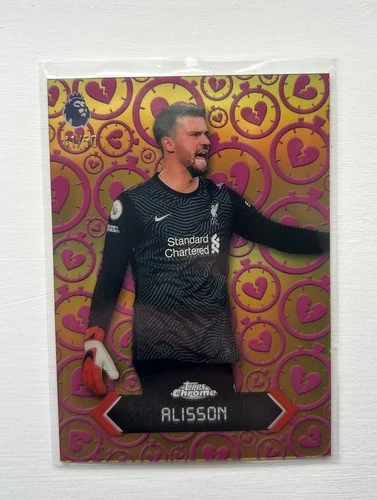 Alisson 2025 Topps Chrome Gold /50