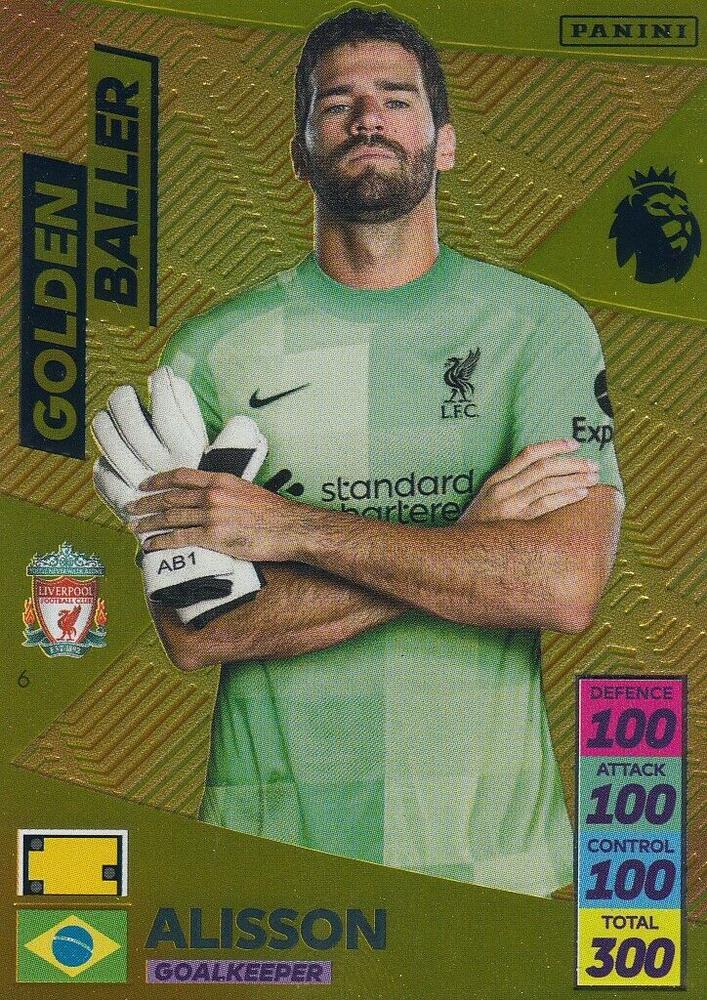 Alisson 2021 Panini Adrenalyn XL Premier League