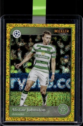 Alistair Johnston 2024 Topps Merlin Chrome Gold Refractor /50