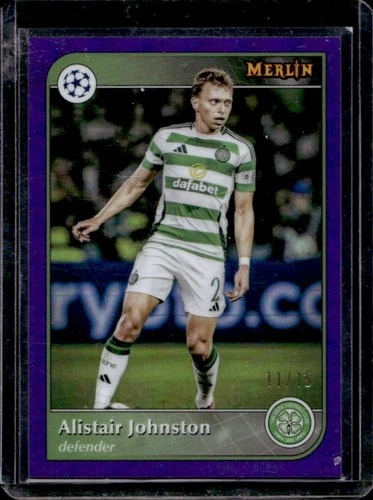 Alistair Johnston 2024 Topps Merlin Chrome UCC Purple Refractor /15
