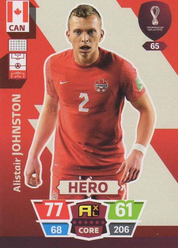 Alistair Johnston 2022 Panini Adrenalyn XL FIFA World Cup
