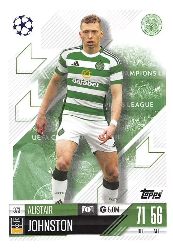 Alistair Johnston 2024 Topps Match Attax UEFA Club Competitions