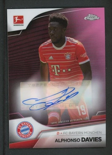 Alphonso Davies 2023 Topps Chrome /75