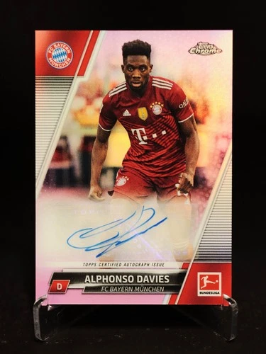 Alphonso Davies 2021 Topps Chrome /75