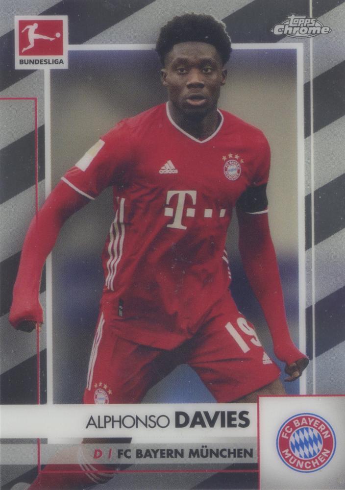 Alphonso Davies 2020 Topps Chrome Bundesliga 82