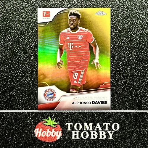 Alphonso Davies 2022 Topps Chrome Gold Refractor /50