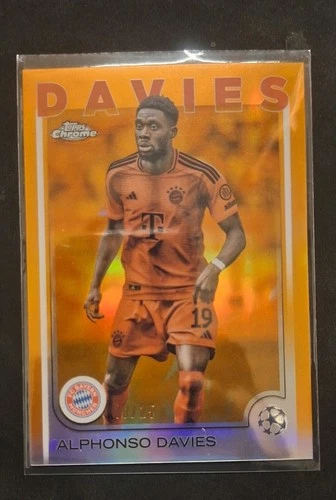 Alphonso Davies 2024 Topps Chrome Orange /25