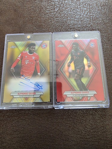 Alphonso Davies 2022 Topps Chrome Red 2/5