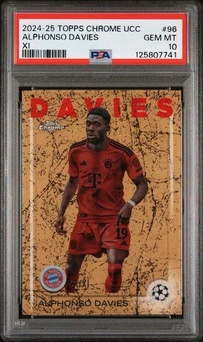 Alphonso Davies 2024 Topps Chrome Refractor