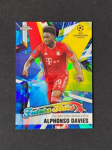 Alphonso Davies 2021 Topps Chrome Sapphire