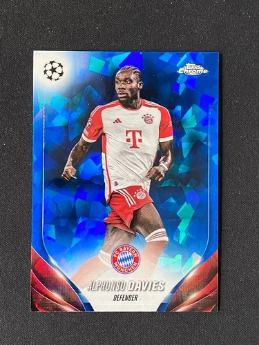 Alphonso Davies 2023 Topps Chrome Sapphire