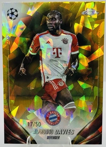 Alphonso Davies 2023 Topps Chrome Sapphire Edition /50