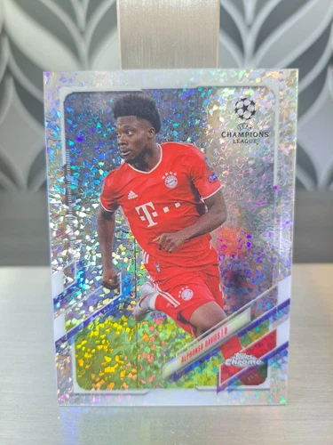Alphonso Davies 2020 Topps Chrome Speckle Refractor