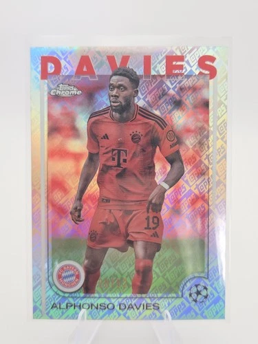 Alphonso Davies 2025 Topps Chrome Toppsfractor /52