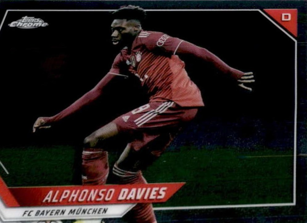 Alphonso Davies 2021 Topps Chrome UCC 88