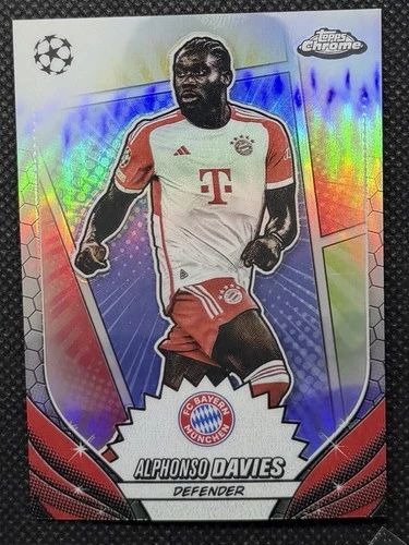Alphonso Davies 2023 Topps Chrome UEFA