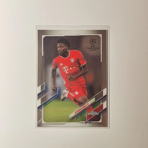 Alphonso Davies 2020 Topps Chrome UEFA Champions League