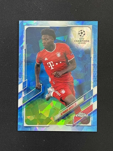 Alphonso Davies 2020 Topps Cromo Zafiro Sapphire