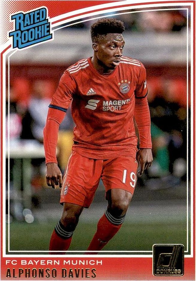 Alphonso Davies 2018 Panini Donruss Soccer 176