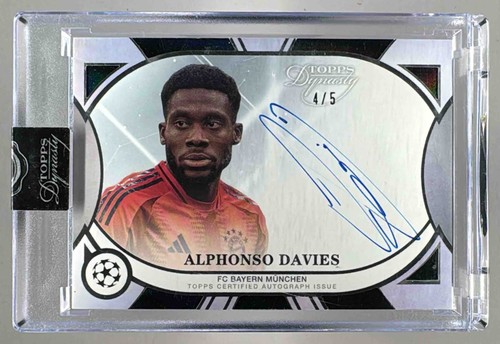 Alphonso Davies 2024 Topps Dynasty Black /5