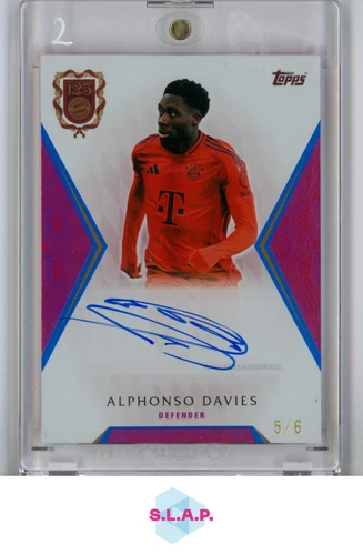 Alphonso Davies 2024 Topps FC Bayern 125 Jahre Anniversary 05/06