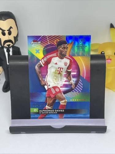 Alphonso Davies 2023 Topps Finest Sky Blue /275