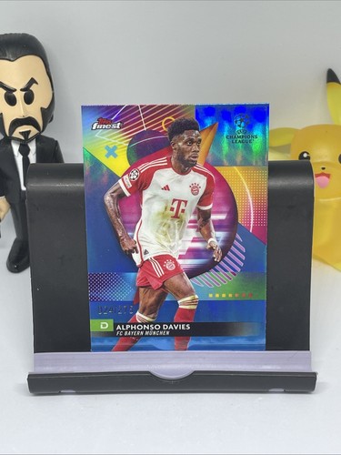Alphonso Davies 2023 Topps Finest Sky Blue /275
