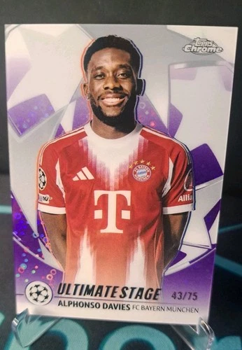 Alphonso Davies 2025 Topps Flagship /75