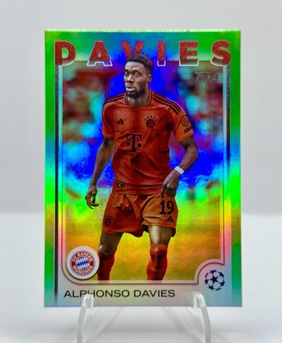 Alphonso Davies 2024 Topps Flagship Green Foilboard /99