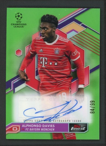 Alphonso Davies 2023 Topps Mejores Autógrafos de la UEFA Champions League /99