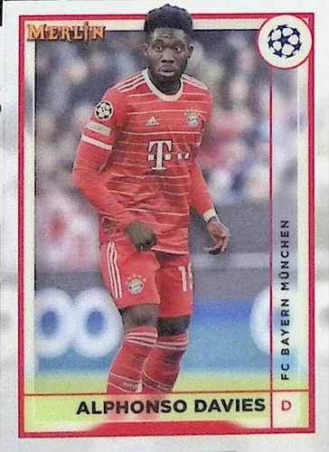 Alphonso Davies 2022 Topps Merlin Chrome