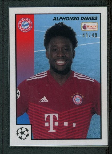 Alphonso Davies 2022 Topps Merlin Chrome 48/49