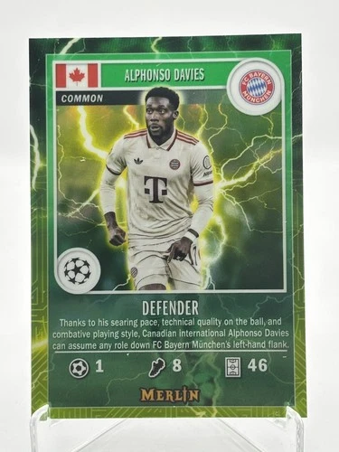 Alphonso Davies 2024 Topps Merlin Chrome