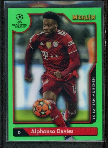 Alphonso Davies 2022 Topps Merlin Chrome /99
