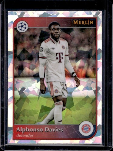 Alphonso Davies 2024 Topps Merlin Chrome Atomic Refractor #67
