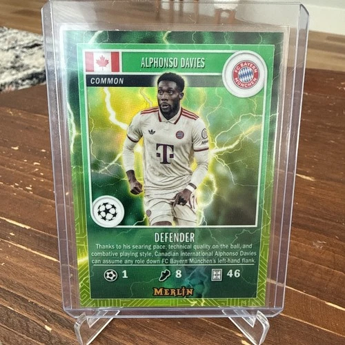 Alphonso Davies 2024 Topps Merlin Chrome MG-19
