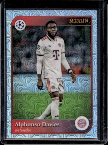 Alphonso Davies 2024 Topps Merlin Chrome Refractor #67