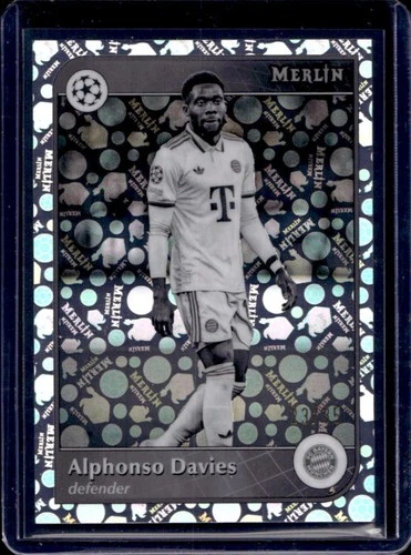 Alphonso Davies 2024 Topps Merlin Chrome Vintage Refractor
