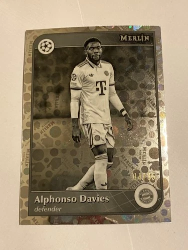 Alphonso Davies 2024 Topps Merlin's UEFA 04/35