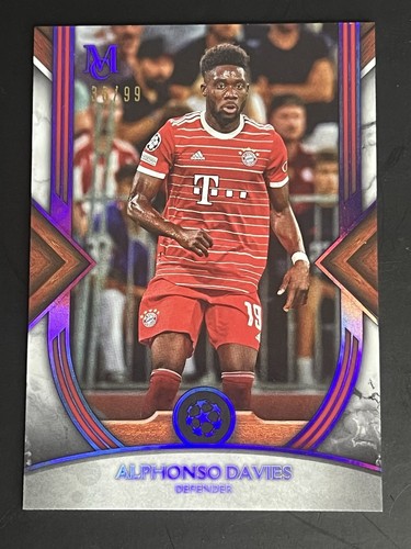 Alphonso Davies 2022 Topps Museum Collection /99