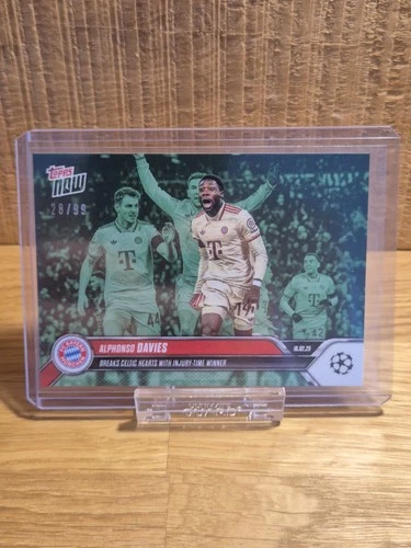 Alphonso Davies 2025 Topps NOW Green /99