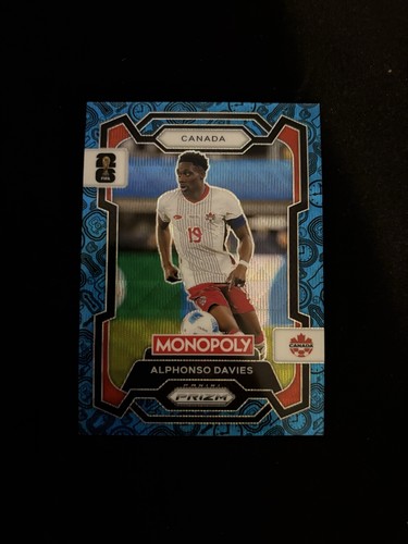 Alphonso Davies 2026 Panini Prizm Blue Wave