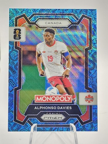 Alphonso Davies 2026 Panini Prizm Blue Wave