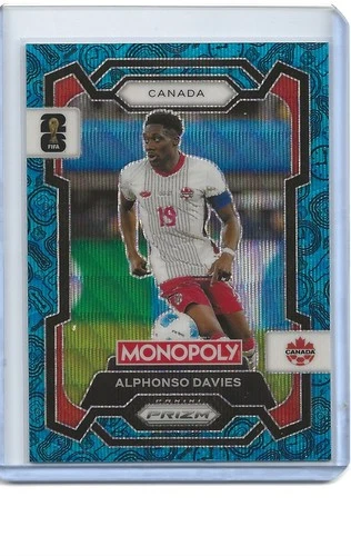 Alphonso Davies 2026 Panini Prizm Blue Wave #78