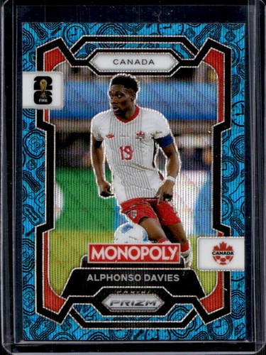 Alphonso Davies 2026 Panini Prizm Blue Wave #78
