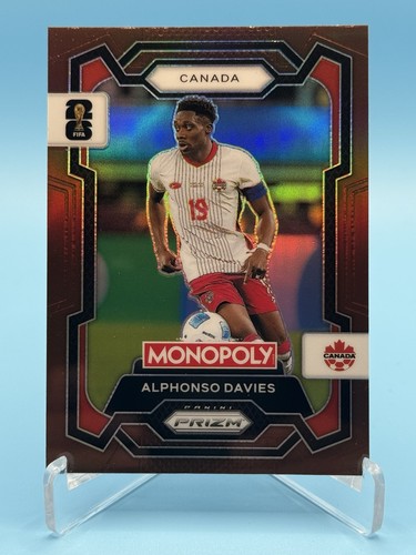 Alphonso Davies 2026 Panini Prizm Brown Prizm /299