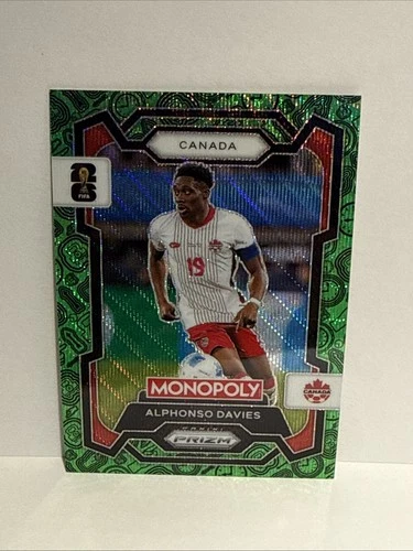 Alphonso Davies 2026 Panini Prizm Green Wave