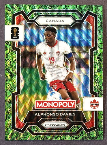 Alphonso Davies 2026 Panini Prizm Green Wave #78