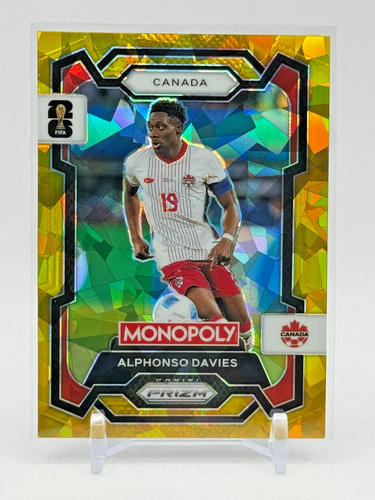 Alphonso Davies 2026 Panini Prizm Oro Hielo Agrietado