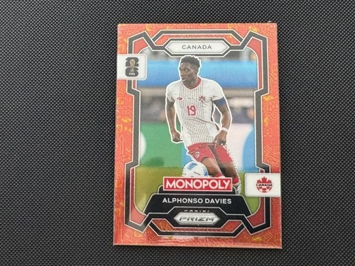 Alphonso Davies 2026 Panini Prizm Red Prizm